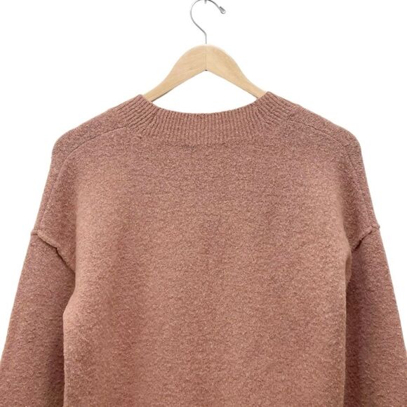 Madewell Women's Sweater Size XS Connection Wool Blend in Warm Dusty Rose Blush - Picture 7 of 9